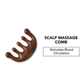 Scalp Massage Comb | Head Meridian Massage Comb Scalp Comb Five-Tooth Handleless Wooden Point Acupuncture Head | 五指经络按摩梳