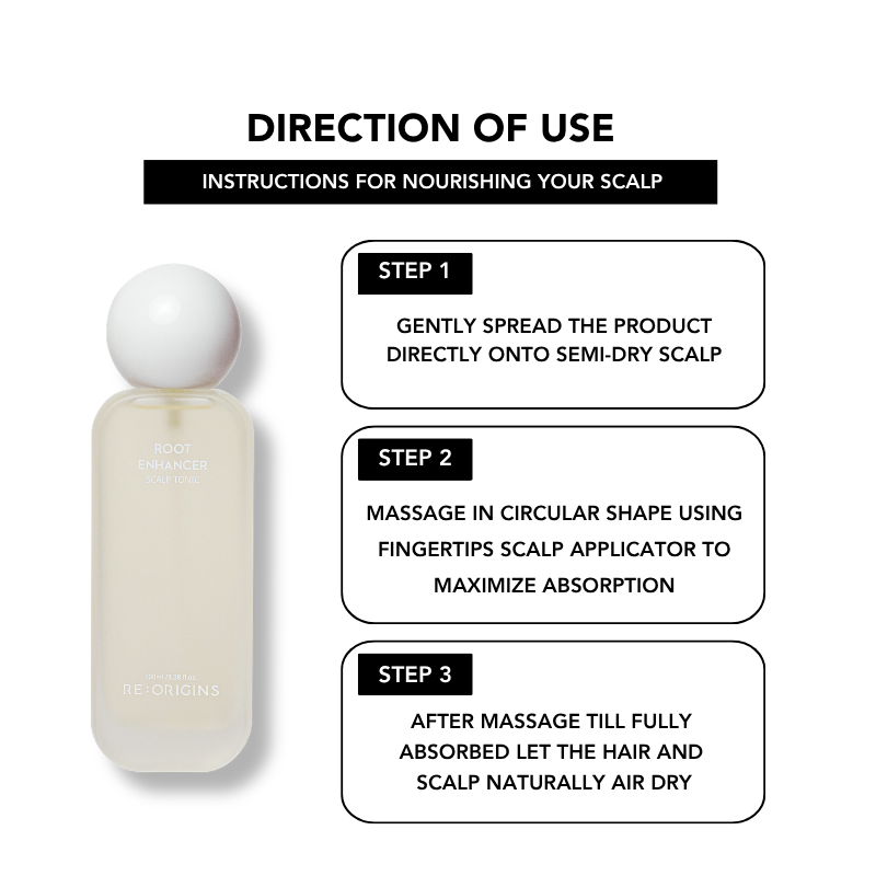Root Enhancer Hair Tonic 100ml|Hair Growth Serum|Anti Hair Loss|Hair Loss Control|Hair Growth|Scalp Tonic 生发液